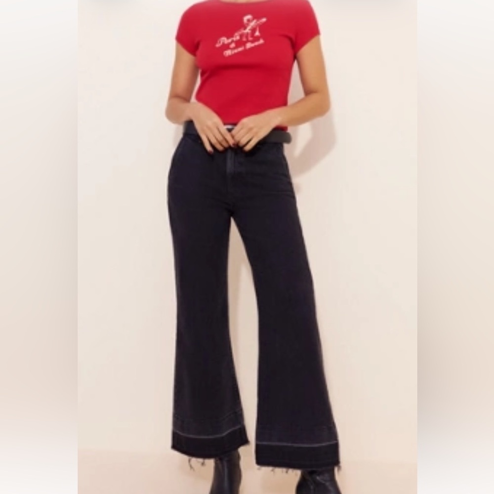 ASKK NY CROPPED TROUSER JEANS